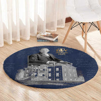 Booker T. Washington Round Carpet Tuskegee Institute Design Educational Legacy 1881 Historic Tribute - Wonder Print Shop