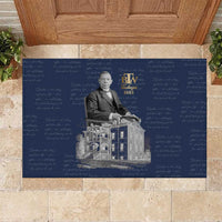 Booker T. Washington Rubber Doormat Tuskegee Institute Design Educational Legacy 1881 Historic Tribute - Wonder Print Shop