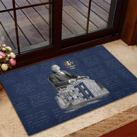 Booker T. Washington Rubber Doormat Tuskegee Institute Design Educational Legacy 1881 Historic Tribute - Wonder Print Shop
