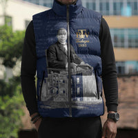 Booker T. Washington Sleeveless Puffer Jacket Tuskegee Institute Design Educational Legacy 1881 Historic Tribute - Wonder Print Shop