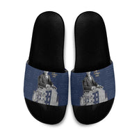 Booker T. Washington Slide Sandals Tuskegee Institute Design Educational Legacy 1881 Historic Tribute - Wonder Print Shop