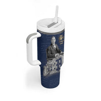 Booker T. Washington Tumbler With Handle Tuskegee Institute Design Educational Legacy 1881 Historic Tribute - Wonder Print Shop