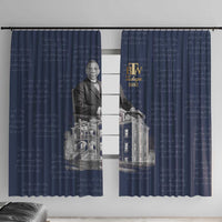 Booker T. Washington Window Curtain Tuskegee Institute Design Educational Legacy 1881 Historic Tribute - Wonder Print Shop