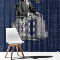 Booker T. Washington Window Curtain Tuskegee Institute Design Educational Legacy 1881 Historic Tribute - Wonder Print Shop