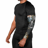 Booker T. Washington Arm Sleeves Historic Portrait Collage Civil Rights Legacy Educational Pioneer Design - Wonder Print Shop