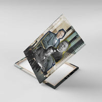 Booker T. Washington Canvas Wall Art Historic Portrait Collage Civil Rights Legacy Educational Pioneer Design - Wonder Print Shop