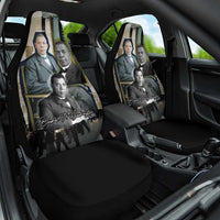 Booker T. Washington Car Seat Cover Historic Portrait Collage Civil Rights Legacy Educational Pioneer Design - Wonder Print Shop