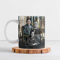 Booker T. Washington Ceramic Mug Historic Portrait Collage Civil Rights Legacy Educational Pioneer Design - Wonder Print Shop