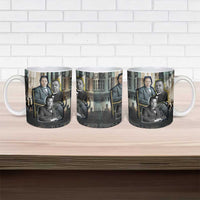 Booker T. Washington Ceramic Mug Historic Portrait Collage Civil Rights Legacy Educational Pioneer Design - Wonder Print Shop