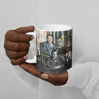 Booker T. Washington Ceramic Mug Historic Portrait Collage Civil Rights Legacy Educational Pioneer Design - Wonder Print Shop