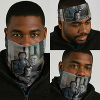 Booker T. Washington Neck Gaiter Historic Portrait Collage Civil Rights Legacy Educational Pioneer Design - Wonder Print Shop