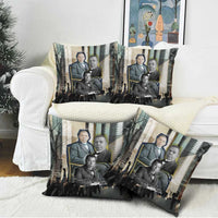 Booker T. Washington Pillow Cover Historic Portrait Collage Civil Rights Legacy Educational Pioneer Design - Wonder Print Shop