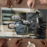 Booker T. Washington Puzzle Historic Portrait Collage Civil Rights Legacy Educational Pioneer Design - Wonder Print Shop