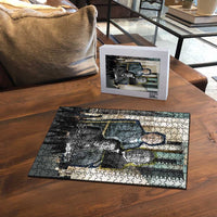 Booker T. Washington Puzzle Historic Portrait Collage Civil Rights Legacy Educational Pioneer Design - Wonder Print Shop