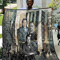 Booker T. Washington Quilt Historic Portrait Collage Civil Rights Legacy Educational Pioneer Design - Wonder Print Shop