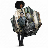 Booker T. Washington Umbrella Historic Portrait Collage Civil Rights Legacy Educational Pioneer Design - Wonder Print Shop