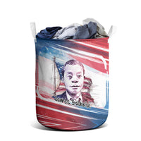 James Baldwin Laundry Basket Artistic Portrait Quote on Love and Awareness Civil Rights Tribute - Wonder Print Shop