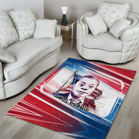 James Baldwin Area Rug Artistic Portrait Quote on Love and Awareness Civil Rights Tribute - Wonder Print Shop