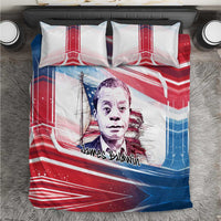James Baldwin Bedding Set Artistic Portrait Quote on Love and Awareness Civil Rights Tribute - Wonder Print Shop