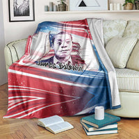 James Baldwin Blanket Artistic Portrait Quote on Love and Awareness Civil Rights Tribute - Wonder Print Shop