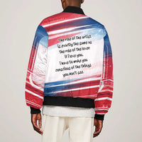 James Baldwin Bomber Jacket Artistic Portrait Quote on Love and Awareness Civil Rights Tribute - Wonder Print Shop