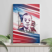 James Baldwin Canvas Wall Art Artistic Portrait Quote on Love and Awareness Civil Rights Tribute - Wonder Print Shop