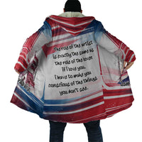 James Baldwin Cloak Artistic Portrait Quote on Love and Awareness Civil Rights Tribute - Wonder Print Shop