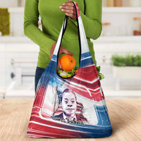 James Baldwin Grocery Bag Artistic Portrait Quote on Love and Awareness Civil Rights Tribute - Wonder Print Shop