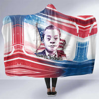 James Baldwin Hooded Blanket Artistic Portrait Quote on Love and Awareness Civil Rights Tribute - Wonder Print Shop
