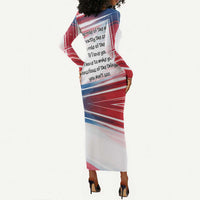 James Baldwin Long Sleeve Bodycon Dress Artistic Portrait Quote on Love and Awareness Civil Rights Tribute - Wonder Print Shop