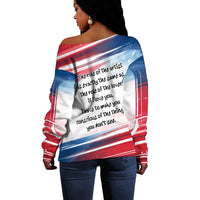 James Baldwin Off Shoulder Sweater Artistic Portrait Quote on Love and Awareness Civil Rights Tribute - Wonder Print Shop