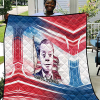 James Baldwin Quilt Artistic Portrait Quote on Love and Awareness Civil Rights Tribute - Wonder Print Shop