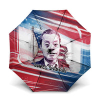 James Baldwin Umbrella Artistic Portrait Quote on Love and Awareness Civil Rights Tribute - Wonder Print Shop