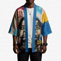 James Baldwin Kimono Colorful Graffiti Style Portrait The Fire Next Time Text Bold Civil Rights Tribute - Wonder Print Shop