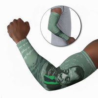 James Baldwin Arm Sleeves Green Handwritten Script Design Smiling Portrait Civil Rights and Literature - Wonder Print Shop