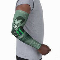 James Baldwin Arm Sleeves Green Handwritten Script Design Smiling Portrait Civil Rights and Literature - Wonder Print Shop