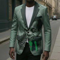 James Baldwin Blazer Green Handwritten Script Design Smiling Portrait Civil Rights and Literature - Wonder Print Shop