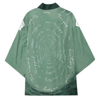 James Baldwin Kimono Green Handwritten Script Design Smiling Portrait Civil Rights and Literature - Wonder Print Shop