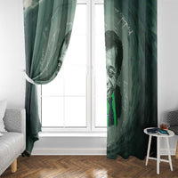 James Baldwin Window Curtain Green Handwritten Script Design Smiling Portrait Civil Rights and Literature - Wonder Print Shop