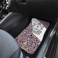 Honduras Car Mats National Emblem Blended with Traditional Patterns - Cultural Heritage Design