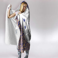 Honduras Hooded Blanket National Emblem Blended with Traditional Patterns - Cultural Heritage Design