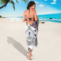 Honduras Sarong National Emblem Blended with Traditional Patterns - Cultural Heritage Design