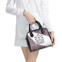 Honduras Shoulder Handbag National Emblem Blended with Traditional Patterns - Cultural Heritage Design