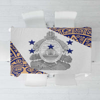 Honduras Tablecloth National Emblem Blended with Traditional Patterns - Cultural Heritage Design
