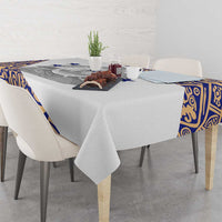 Honduras Tablecloth National Emblem Blended with Traditional Patterns - Cultural Heritage Design