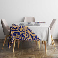 Honduras Tablecloth National Emblem Blended with Traditional Patterns - Cultural Heritage Design