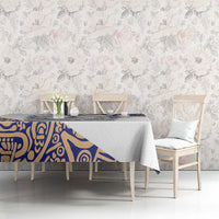 Honduras Tablecloth National Emblem Blended with Traditional Patterns - Cultural Heritage Design