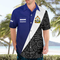 Honduras Coat of Arms Hawaiian Shirt Traditional Patterns & National Symbol