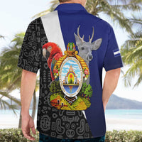 Honduras Coat of Arms Hawaiian Shirt Traditional Patterns & National Symbol