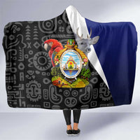 Honduras Coat of Arms Hooded Blanket Traditional Patterns & National Symbol